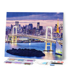 Cargar imagen en el visor de la galería, Diamond Painting - Gran ciudad y su puente