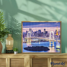 Cargar imagen en el visor de la galería, Diamond Painting - Gran ciudad y su puente