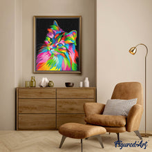 Cargar imagen en el visor de la galería, Diamond Painting - Pequeño gato arte pop