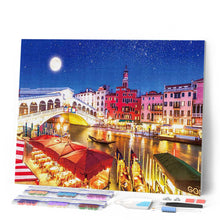 Cargar imagen en el visor de la galería, Diamond Painting - Cruzando el río el centro de la ciudad