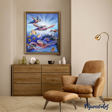Cargar imagen en el visor de la galería, Diamond Painting - Tortugas y peces tropicales