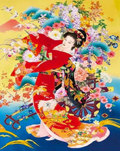 Cargar imagen en el visor de la galería, Diamond Painting - Japonés en ropa tradicional