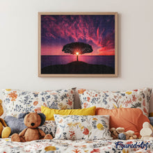 Cargar imagen en el visor de la galería, Diamond Painting - Luz del sol a través de un árbol