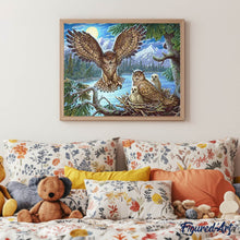 Cargar imagen en el visor de la galería, Diamond Painting - Pareja de búhos