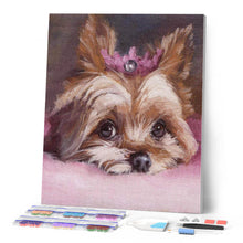 Cargar imagen en el visor de la galería, Diamond Painting - Perro pensativo