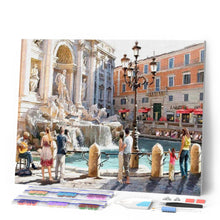 Cargar imagen en el visor de la galería, Diamond Painting - Frente a la fuente