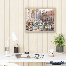 Cargar imagen en el visor de la galería, Diamond Painting - Frente a la fuente