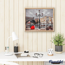 Cargar imagen en el visor de la galería, Diamond Painting - Faróla al borde del río