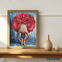 Cargar imagen en el visor de la galería, Diamond Painting - Bailarina en vestido rojo