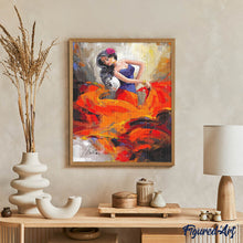 Cargar imagen en el visor de la galería, Diamond Painting - Bailaora en vestido largo