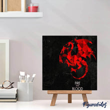 Cargar imagen en el visor de la galería, Punto De Cruz Diamante - Punto De Cruz Diamante - Fuego Y Sangre - Figuredart - Cine Punto De Cruz Diamante Películas