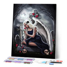 Cargar imagen en el visor de la galería, Diamond Painting - Ángel y Cementerio
