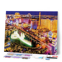 Cargar imagen en el visor de la galería, Diamond Painting - Las Vegas de Nuit