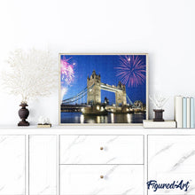 Cargar imagen en el visor de la galería, Diamond Painting - Tower Bridge en Londres