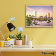 Cargar imagen en el visor de la galería, Diamond Painting - Gran ciudad al amanecer