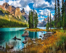 Cargar imagen en el visor de la galería, Diamond Painting - Gran lago de montaña