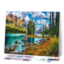 Cargar imagen en el visor de la galería, Diamond Painting - Gran lago de montaña