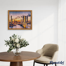 Cargar imagen en el visor de la galería, Diamond Painting - Puente de ciudad al anochecer