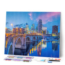 Cargar imagen en el visor de la galería, Diamond Painting - Puente hacia la ciudad