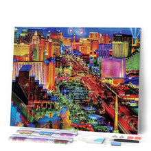 Cargar imagen en el visor de la galería, Diamond Painting - Vista de Las Vegas