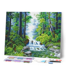 Cargar imagen en el visor de la galería, Diamond Painting - Río forestal