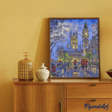 Cargar imagen en el visor de la galería, Diamond Painting - Londres por la noche