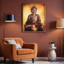 Cargar imagen en el visor de la galería, Diamond Painting - Buda y vela