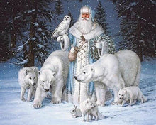 Cargar imagen en el visor de la galería, Punto De Cruz Diamante - Punto De Cruz Diamante - Muñeco De Nieve 3 - Figuredart - Invierno Mascotas Punto De Cruz Diamante Animales