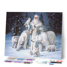 Cargar imagen en el visor de la galería, Punto De Cruz Diamante - Punto De Cruz Diamante - Muñeco De Nieve 3 - Figuredart - Invierno Mascotas Punto De Cruz Diamante Animales
