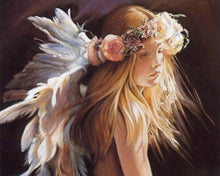 Cargar imagen en el visor de la galería, Diamond Painting - Niña Pequeña y Plumas