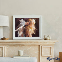 Cargar imagen en el visor de la galería, Diamond Painting - Niña Pequeña y Plumas