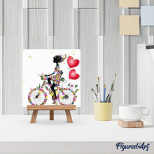 Cargar imagen en el visor de la galería, Punto De Cruz Diamante - Punto De Cruz Diamante - Flores De Bicicletas - Figuredart - Flores Punto De Cruz Diamante Flores
