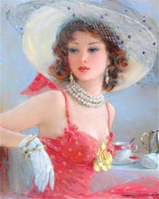 Cargar imagen en el visor de la galería, Diamond Painting - Elegancia en Rojo