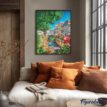 Cargar imagen en el visor de la galería, Diamond Painting - Pequeño pueblo tranquilo