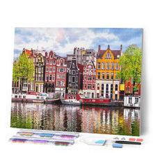 Cargar imagen en el visor de la galería, Diamond Painting - Vista de Amsterdam