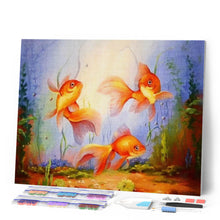 Cargar imagen en el visor de la galería, Diamond Painting - Peces rojos