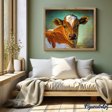 Cargar imagen en el visor de la galería, Punto De Cruz Diamante - Punto De Cruz Diamante - Vaca - Figuredart - Mascotas Punto De Cruz Diamante Animales Vacas