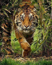 Cargar imagen en el visor de la galería, Punto De Cruz Diamante - Punto De Cruz Diamante - Caza Del León - Figuredart - Leones Mascotas Punto De Cruz Diamante Animales