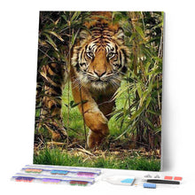 Cargar imagen en el visor de la galería, Punto De Cruz Diamante - Punto De Cruz Diamante - Caza Del León - Figuredart - Leones Mascotas Punto De Cruz Diamante Animales