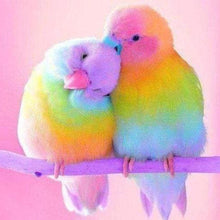 Cargar imagen en el visor de la galería, Punto De Cruz Diamante - Punto De Cruz Diamante - Pareja De Loros - Figuredart - Loros Mascotas Punto De Cruz Diamante Animales Pájaros