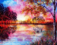 Cargar imagen en el visor de la galería, Punto De Cruz Diamante - Punto De Cruz Diamante - Relajante Lago - Figuredart - Paisajes Punto De Cruz Diamante Paisajes