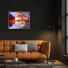 Cargar imagen en el visor de la galería, Punto De Cruz Diamante - Punto De Cruz Diamante - Relajante Lago - Figuredart - Paisajes Punto De Cruz Diamante Paisajes