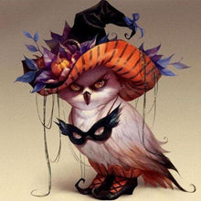 Cargar imagen en el visor de la galería, Punto De Cruz Diamante - Punto De Cruz Diamante - El Pájaro De Sombrero - Figuredart - Mascotas Punto De Cruz Diamante Animales Pájaros