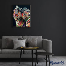 Cargar imagen en el visor de la galería, Punto De Cruz Diamante - Punto De Cruz Diamante - Un Par De Cebras - Figuredart - Cebras Mascotas Punto De Cruz Diamante Animales