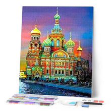 Cargar imagen en el visor de la galería, Punto De Cruz Diamante - Punto De Cruz Diamante - Moscú Kremlin - Figuredart - Ciudad Punto De Cruz Diamante Ciudades