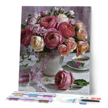 Cargar imagen en el visor de la galería, Punto De Cruz Diamante - Punto De Cruz Diamante - Ramo De Rosas - Figuredart - Flores Punto De Cruz Diamante Flores
