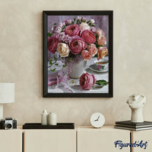 Cargar imagen en el visor de la galería, Punto De Cruz Diamante - Punto De Cruz Diamante - Ramo De Rosas - Figuredart - Flores Punto De Cruz Diamante Flores