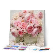 Cargar imagen en el visor de la galería, Punto De Cruz Diamante - Punto De Cruz Diamante - La Vida En Rosa - Figuredart - Flores Punto De Cruz Diamante Flores