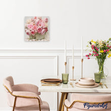 Cargar imagen en el visor de la galería, Punto De Cruz Diamante - Punto De Cruz Diamante - La Vida En Rosa - Figuredart - Flores Punto De Cruz Diamante Flores