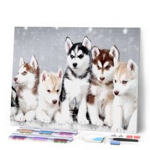 Cargar imagen en el visor de la galería, Punto De Cruz Diamante - Punto De Cruz Diamante - Pequeño Lobo - Figuredart - Conejos Lobos Mascotas Punto De Cruz Diamante Animales